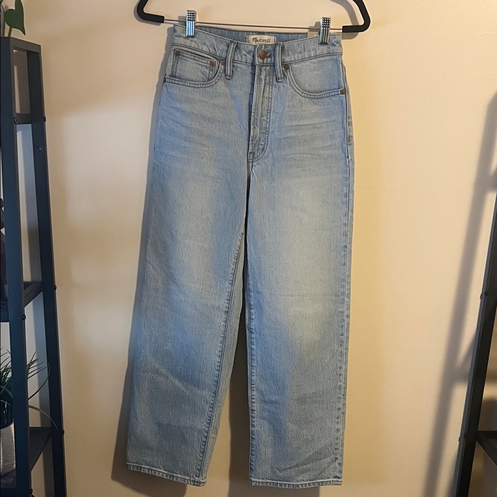 NWT Madewell 24 The Perfect Vintage Wide-Leg Crop Jean - Picture 4 of 10